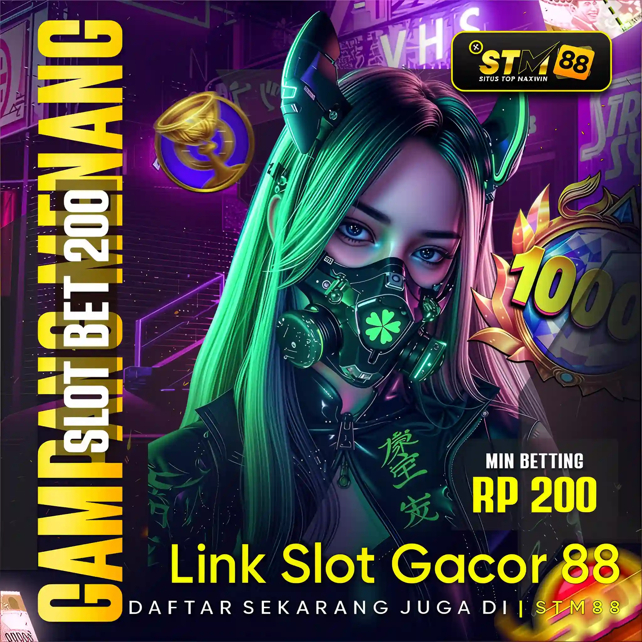 STM88: Resmi Slot Link Gacor 88 Hari Ini Gampang Menang Bet 200